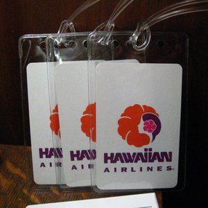 Hawaiian Airlines Vintage Playing Card Luggage Tags (3